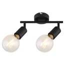 Rabalux 3987 Spotleuchte Lamar 2x40w | E27 - schwarz