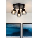 Lucide 77979/13/30 BJORN Deckenstrahler D380mm 3xE14 - schwarz