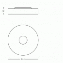 Philips Hue 40340/31/P7 LED Deckenleuchte 1x39W Fair | 2200-6500K - White Ambiance