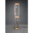 Trio 405500367 Stehleuchte Khan 3x10W | E27 | IP20 - Fußschalter, Nickel