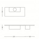 Philips LED Wandleuchte Matrix 1x4,5W - transparent