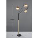 Trio T416900380 Stehlampe PAXTON E27