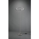 TRIO 421210107 LED Stehleuchte Charivari 1x31W| 3700L | 3000K | IP20 - dimmbar, Fußschalter, Nickel