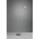 Trio 423310107 LED Stehleuchte Monza 1x12w | 1400lm | 2300 + 3000 + 4000K - Flexibler Arm, dimmbare, Speicherfunktion, Matt-Nickel