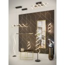 Trio 441810208 LED Stehleuchte Sequence 1x32W | 4000lm | 2300K+3000K+4000K - dimmbar, Memoryfunktion, Messing, schwarz