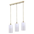 Rabalux 4480 Deckenfeder-Leuchte Panthea 3x40w | E27 - Gold, weiß