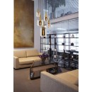 Lucide 45494/15/65 Deckenleuchte Joanet 5x40w | E27 - Rauchgrau, Glas