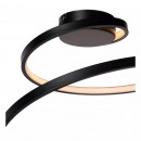 Lucide 46199/25/30 LED Deckenleuchte Maxence 1x24W | 1140lm | 3000k - schwarz, dimmbar