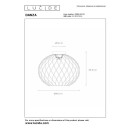 Lucide L211284002 Deckenleuchte DANZA  E27