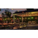 Philips Hue  8721103063731 LED Lichterkette für den Außenbereich | 19W integrierte LED-Quelle | rgb - farbig | Dimmer | schwarz