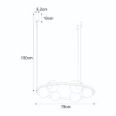 Zuma Line 002177-026167 Pendelleuchte ORBIT E14/E27