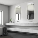 Rabalux 5064 LED Badezimmerleuchte Wandleuchte über Evon Spiegel 1x135w | 1080lm | 4000k | IP44 - Chrome, weiß
