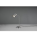 Trio 512400107 Marley 1x5W Tischlampe | GU10 - Netzschalter auf Körper, mattes Nickel