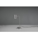 Trio 512400107 Marley 1x5W Tischlampe | GU10 - Netzschalter auf Körper, mattes Nickel