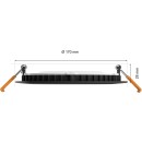 Philips Hue 8720169264274 LED Badezimmer-Spotleuchte Slim downlight | 12W integrierte LED-Quelle | 2200-6500+RGBK