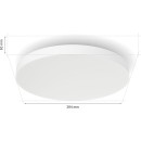 Philips Hue 8720169277618 LED Deckenleuchte Datura S Round | 48W integrierte LED-Quelle | 2000-6500+RGBK