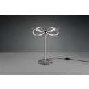 TRIO 521210107 LED Tischlampe Charivari 1x 20W | 2500L | 3000K | IP20 - Kabelschalter, dimmbar, Nickel