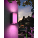 Philips Hue  8721103118578 LED Wegeleuchte Turaco  | 8W integrierte LED-Quelle | 1100lm | 2000-6500K | rgb - farbig | Dimmer | anthrazit