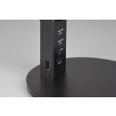 Trio 523090132 LED-Tischleuchte Ava 1x5W | 600lm | 3000K + 4000K + 6300K - Speicherfunktion, dimmbar, USB, schwarz
