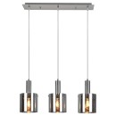Rabalux 5250 Hängende Deckenleuchte Donati 3x60w | E27 - Chrome