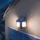 Philips 8721103105431 LED solar Außenwandleuchte Zyren  | 25W integrierte LED-Quelle | 4000lm | 3000K | schwarz