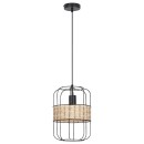 Rabalux 5283 Hängende Deckenleuchte Indiana 1x40w | E27 - schwarz