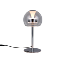 Trio T531610106 LED Tischlampe FLYNT  | 8W integrierte LED-Quelle | 1x880lm | 2300+3000+4000K | mit Schalter | Dimmer | chrom | klar