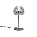 Trio T531610106 LED Tischlampe FLYNT  | 8W integrierte LED-Quelle | 1x880lm | 2300+3000+4000K | mit Schalter | Dimmer | chrom | klar