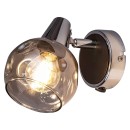 Rabalux 5346 Wandleuchte Tamara 1x40w | E14 - Chrom, Rauchglas