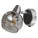 Rabalux 5346 Wandleuchte Tamara 1x40w | E14 - Chrom, Rauchglas