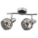 Rabalux 5347 Point Leuchte Tamara 2x40w | E14 - Chrom, Rauchglas