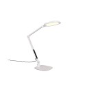Trio 535810131 LED Tischlampe SERVO | 14W integrierte LED-Quelle | 1400lm | 3000+4200+6500K | mit Schalter | Dimmer