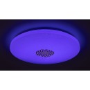 Rabalux 5365 LED-Deckenleuchte Ophelia 1x40W | 3200lm | 3000-6500K | RGB - dimmbar, Fernbedienung, Timer, Nachtlicht, Wi-Fi, Sterneneffekt, Chrom, Weiß