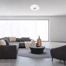 Rabalux 5365 LED-Deckenleuchte Ophelia 1x40W | 3200lm | 3000-6500K | RGB - dimmbar, Fernbedienung, Timer, Nachtlicht, Wi-Fi, Sterneneffekt, Chrom, Weiß