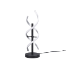 Trio 541810205 LED-Tischleuchte Sequence 1x20,5W | 2600lm | 2300K+3000K+4000K - dimmbar, Memoryfunktion, schwarz, Aluminium