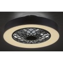 Rabalux 5419 LED-Deckenleuchte mit Ventilator Adonias 1x35W | 1600lm | 3000-6000K - Fernbedienung, einstellbare Lichttemperatur, Timer, dimmbar, schwarz