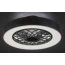 Rabalux 5419 LED-Deckenleuchte mit Ventilator Adonias 1x35W | 1600lm | 3000-6000K - Fernbedienung, einstellbare Lichttemperatur, Timer, dimmbar, schwarz