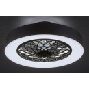 Rabalux 5419 LED-Deckenleuchte mit Ventilator Adonias 1x35W | 1600lm | 3000-6000K - Fernbedienung, einstellbare Lichttemperatur, Timer, dimmbar, schwarz