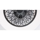 Rabalux 5419 LED-Deckenleuchte mit Ventilator Adonias 1x35W | 1600lm | 3000-6000K - Fernbedienung, einstellbare Lichttemperatur, Timer, dimmbar, schwarz