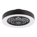 Rabalux 5419 LED-Deckenleuchte mit Ventilator Adonias 1x35W | 1600lm | 3000-6000K - Fernbedienung, einstellbare Lichttemperatur, Timer, dimmbar, schwarz