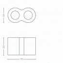 Philips Hue 56332/31/P7 LED Decken- und Spotleuchte Pillar 2x5,5W | 2200-6500K - White Ambiance