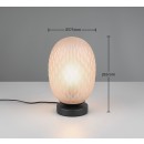 Trio T564200113 Tischlampe FACETTE  E27