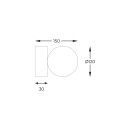 Zuma Line 003064-024512 Wandleuchte ALI G9