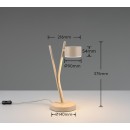 Trio 569000143 Tischlampe CODA | 10W GX53 | mit Schalter