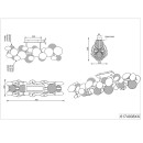 Trio SELECT  T617400879 Deckenleuchte BUBBLE   G9