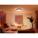 Philips Hue 41161/30 / P6 LED-Decke-Leuchte mit Deckenleuchte XL + Hue-Schalter 1x48w | 1100lm | 2200-6500K - dimmbar, Bluetooth, White Ambiance, schwarz