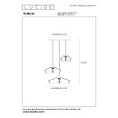 Lucide L104130372 Pendelleuchte YUNKAI  E27