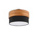 Trio 611500202 Deckeneinbauleuchte Seasons 2x40W | E14 - schwarz, Holz