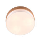 Trio 611500301 Deckeneinbauleuchte Seasons 3x40W | E27 - weiß, Holz