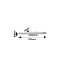Rabalux 6130 LED Wandleuchte Spiegelleuchte John 1x18W | 1300L | 4000K | IP44 - bronze